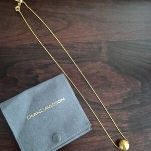 Dean Davidson Gold Pendant Necklace